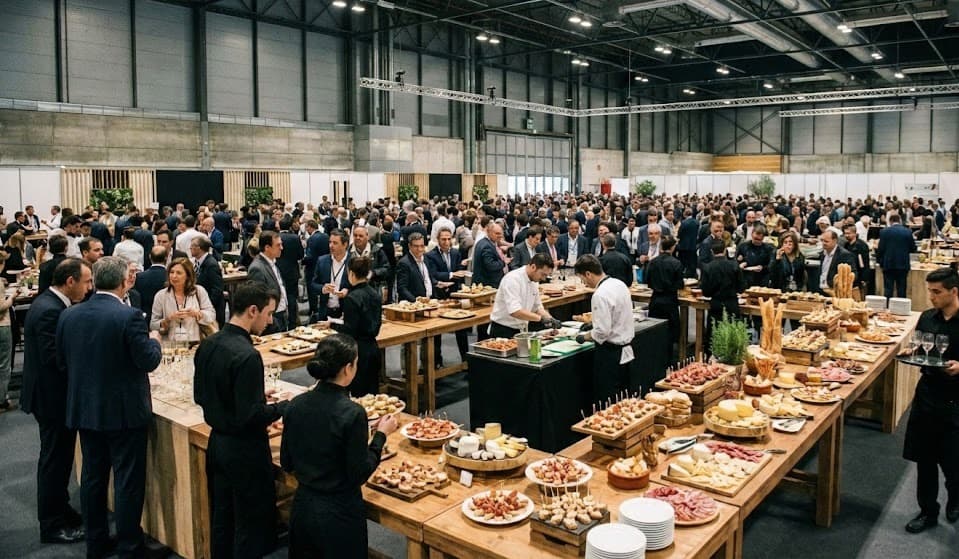Catering gourmet para eventos empresariales