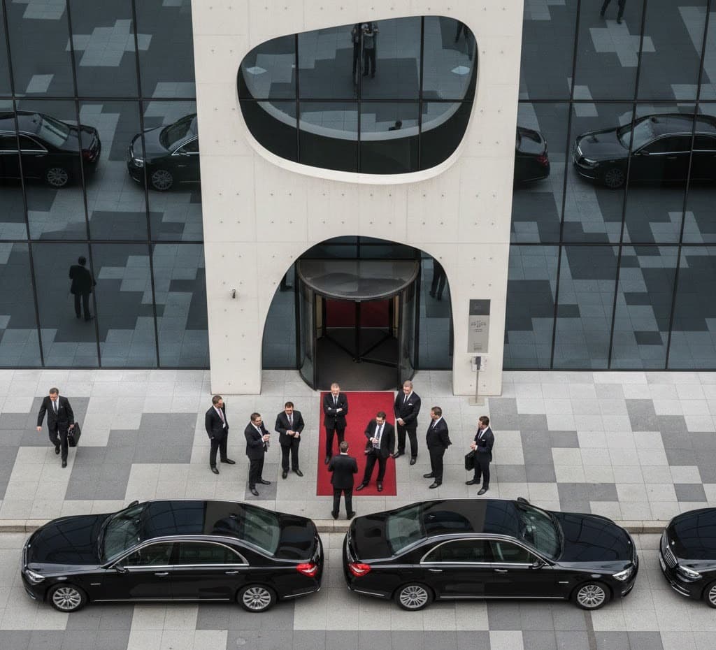 Professional driver transfers for corporate events Spain